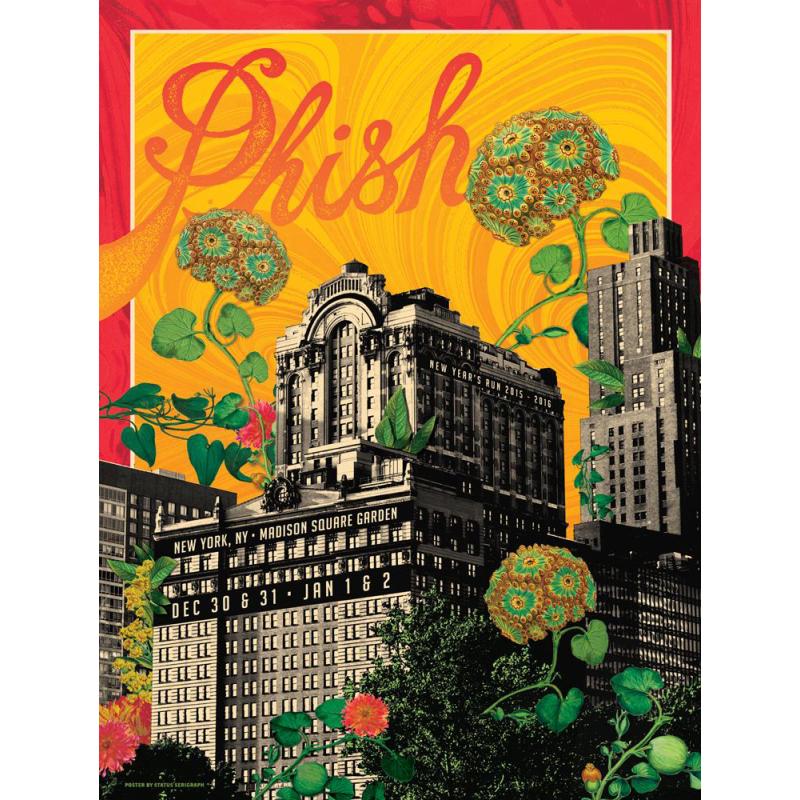 phish ポスター Phish Poster - Madison Square Garden, New Years Eve NYC 2023