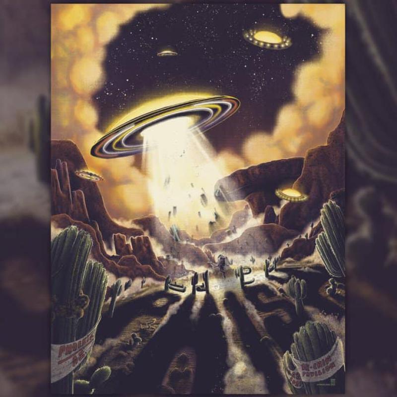Phish Signed Poster - Oct 22, 2021 - Eugene, Phoenix, AZ- Race 117