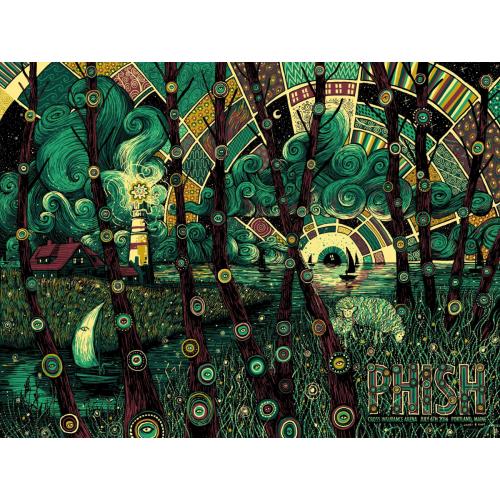 Phish Signed Poster - July 6, 2016 - Portland, ME
