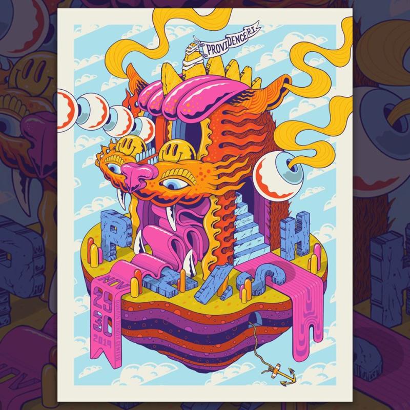 Phish Signed Poster - November 29-30, 2019 - Providence