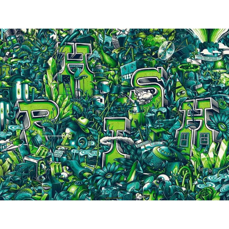 Phish Signed Poster - Raleigh 2022 -  Mahn 109
