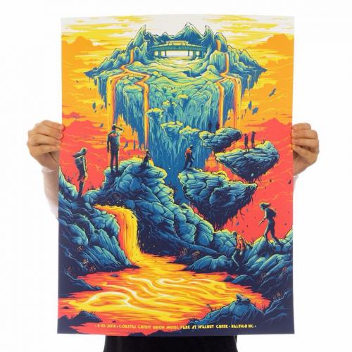 Phish Signed Poster - August 10, 2018 - Raleigh