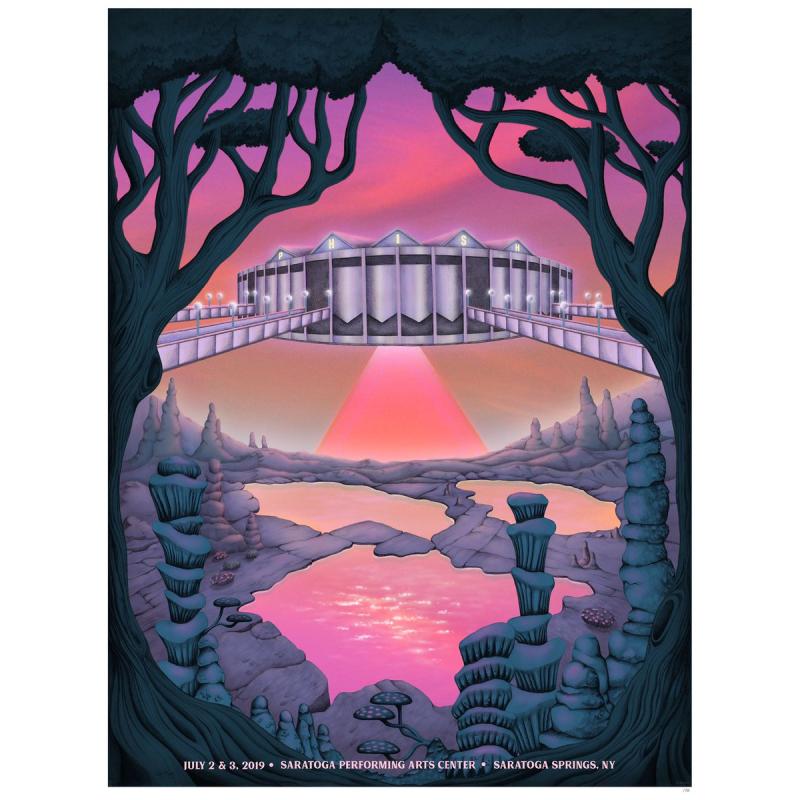 Phish Signed Poster - July 2/3, 2019 - SPAC (May)