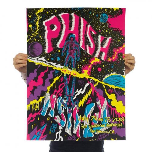 Phish Signed Poster - July 24-25, 2018 - San Francisco