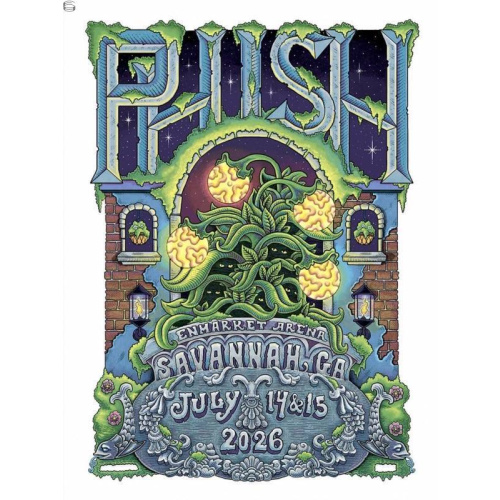 Phish Signed Poster Savannah 2026 - Williamson 108