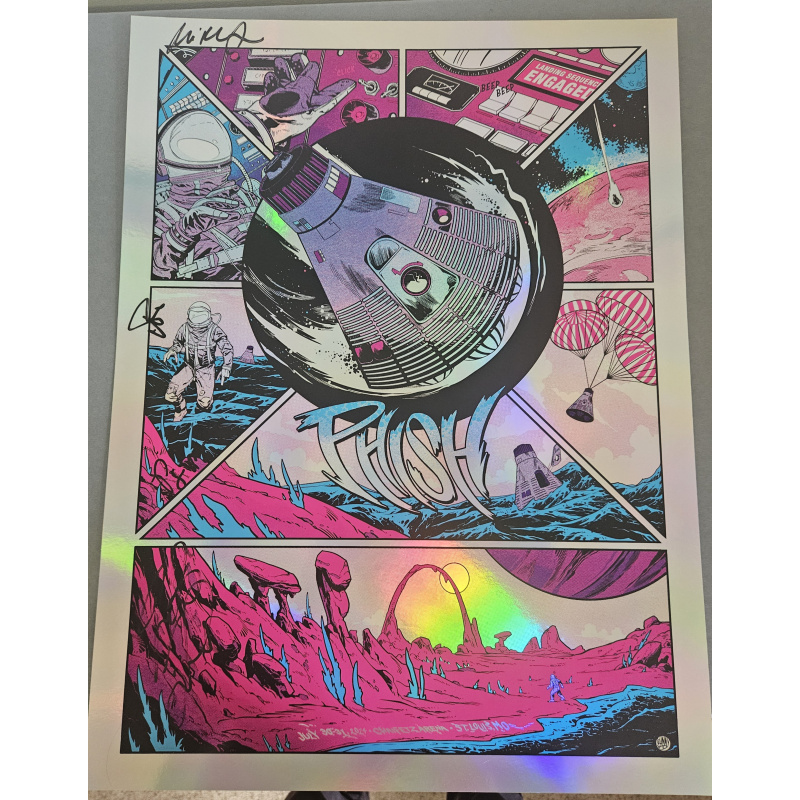 Phish Signed Poster - Chaifetz 2024 - Dombrowski (Variant) 108