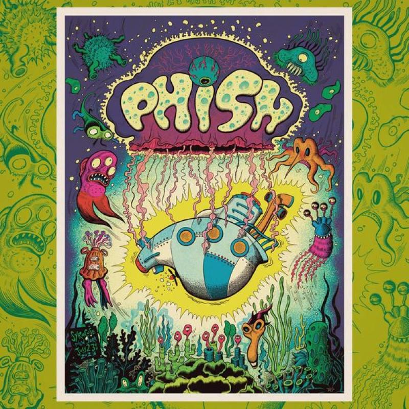 Phish Signed Poster - Syracuse - 7/23/23 - Besch 109 Purple