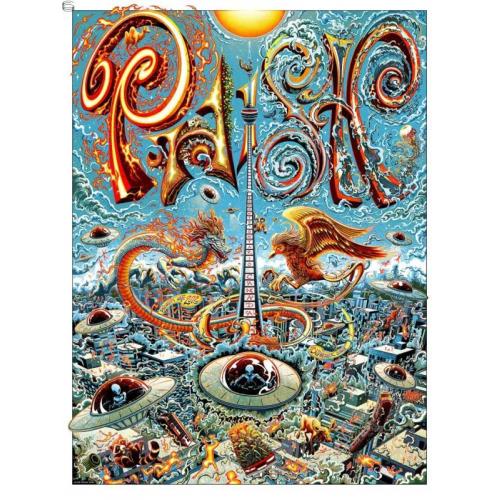 Phish Signed Poster - Toronto 2022 -  Tsang 108