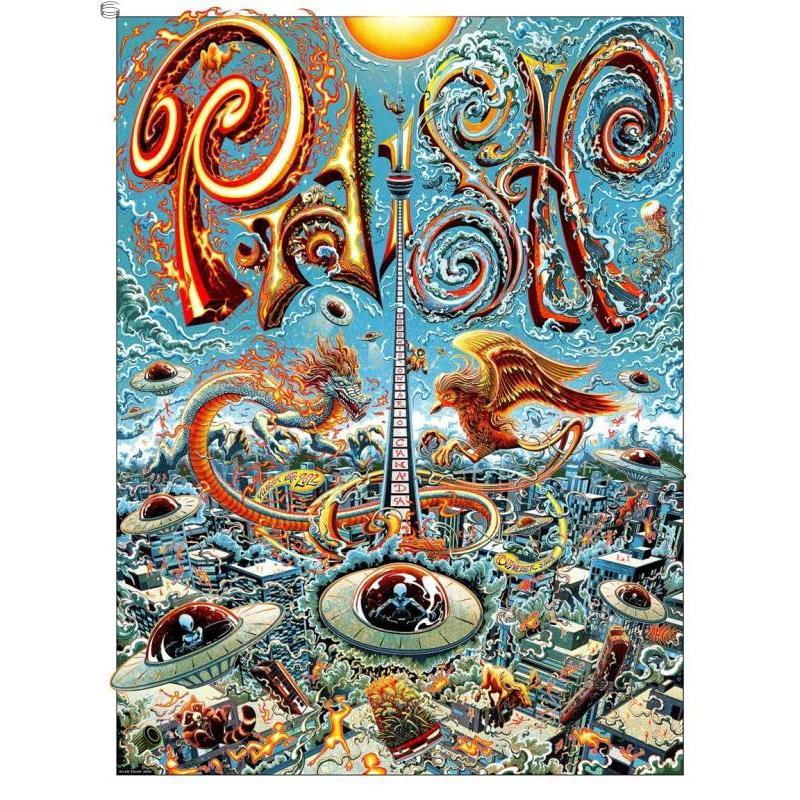 Phish Signed Poster - Toronto 2022 -  Tsang 108