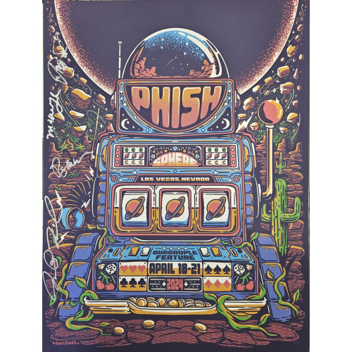 Phish Signed Poster - Sphere 2024 - Jones 108