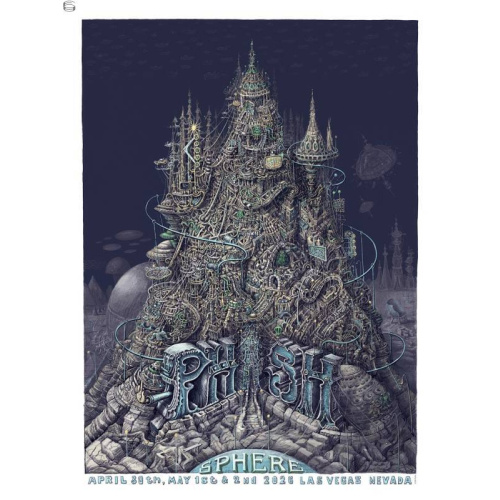 Phish Signed Poster Sphere 2026 - Welker 108