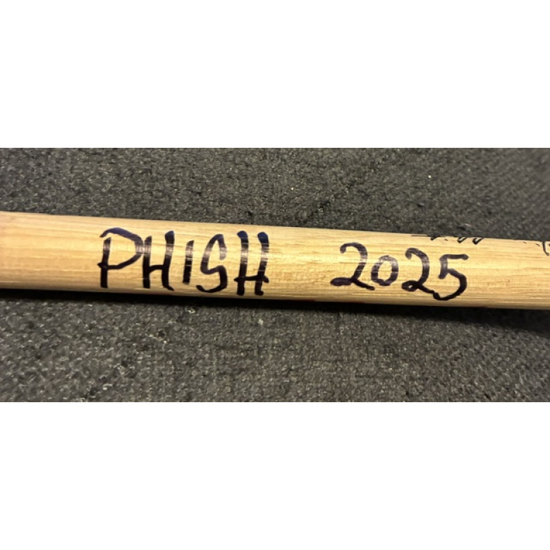Phish Summer (1st half) '25 Drumhead and Stick Set - Show Used and Signed - 6 inch -