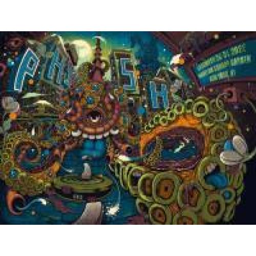 Phish Signed Poster - New Years 2022 - Trammel 112 Orange
